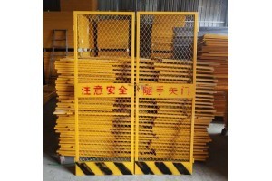 電梯門防護網與人貨梯護欄 保障施工安全的重要設備