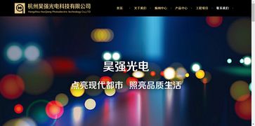 光電產品企業門戶網站頁面設計策略
